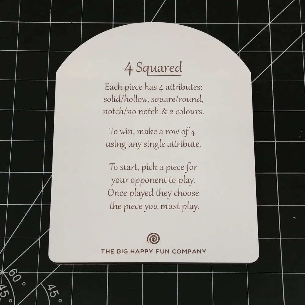 4 Squared ~ A simple 2 player strategic board game