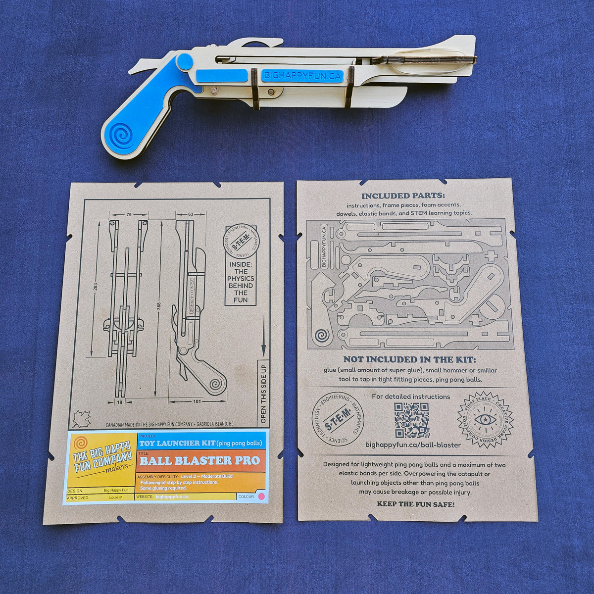 Ball Blaster Pro Launcher Kit ~ A DIY Toy for Active Learning